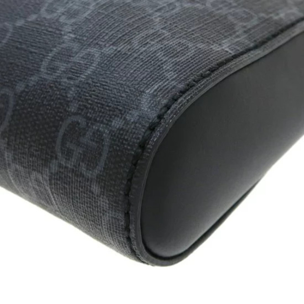 Gucci GG Supreme messenger bag Gray monogram black - Picture 5 of 9